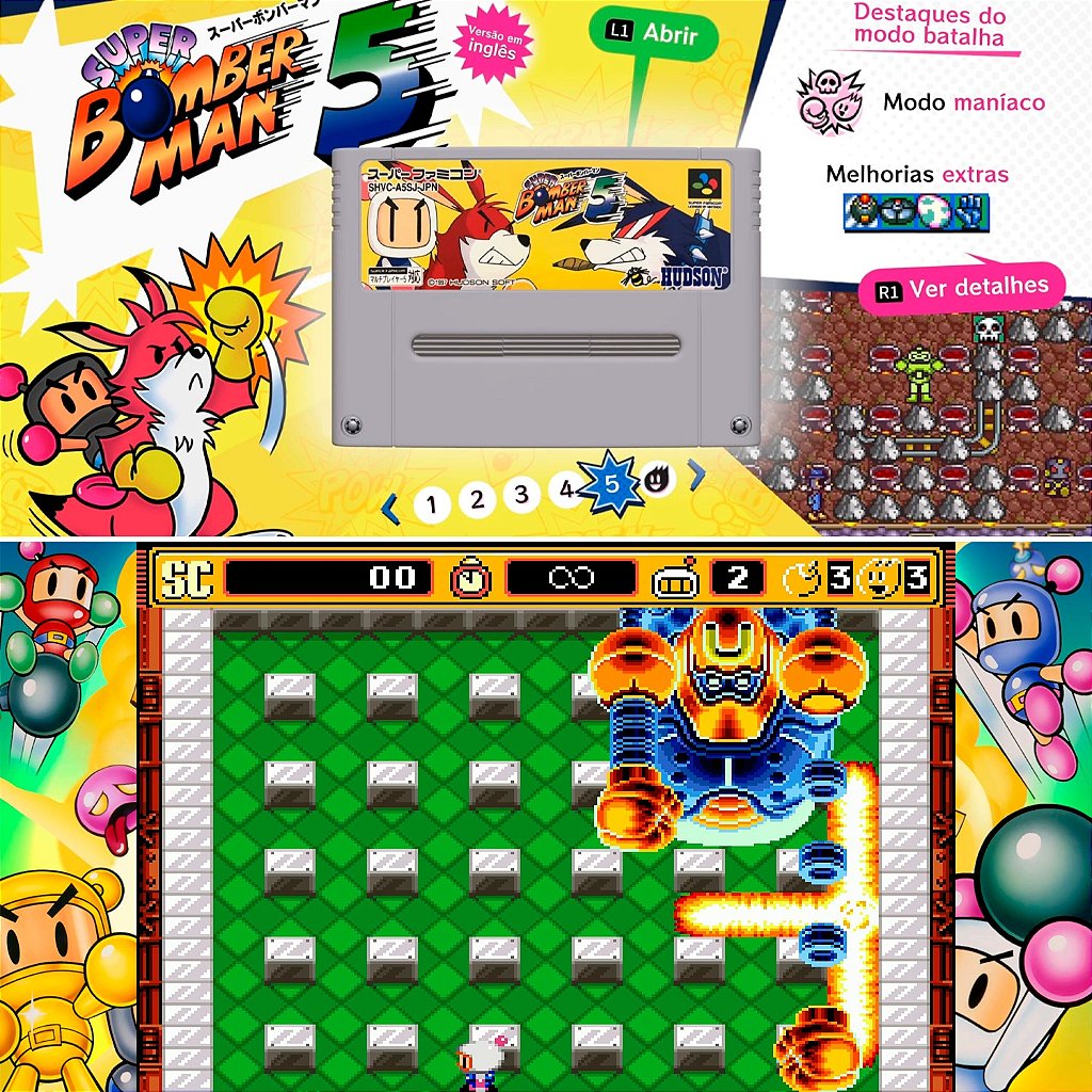 SUPER BOMBERMAN COLLECTION PS5 Digital - Imagem 2